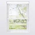 Jalousie PVC-JAL Holz 50mm Weiß 90x130cm