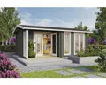 Gartenhaus Outdoor Life Brighton 44 inkl. Fußboden 580 x 429,9 cm graugrün
