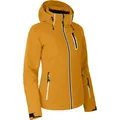 Bergson Skijacke NICE Damen Skijacke, wattiert, 20000 mm Wassersäule, Normalgrößen, gold normal | 38