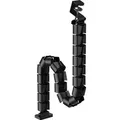 InLine® Kabelkanal flexibel, höhenverstellbare Tische mit Tischklemme, schwarz Installation /