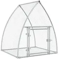 vidaXL Kleintierstall, Kaninchenkäfig Silbern 100x105x120 cm Verzinkter Stahl