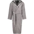Cawö Home Bademantel Sauna Time Herren Kapuze 833 - Farbe: stein - 79 - M 212CA1359