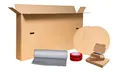 karton-billiger | Fahrradverpackung Versand-SET - Fahrradkarton Radkarton Versandkarton Verpackung 1600x200x800mm - DHL Gurtmaß