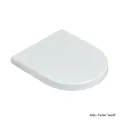 Duravit WC-Sitz Starck 3 mit Deckel Soft Close Scharniere Edelstahl, weiß