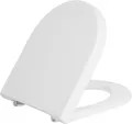 Duravit WC Sitz Starck 3 Softclose Weiß mit Edelstahl