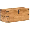 vidaXL Truhe 90x40x40 cm Massivholz Akazie