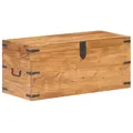 Aufbewahrungstruhe Holztruhe Schatzkiste Holzkiste90x40x40 Cm Akazie Massivholz