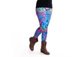 cosey Leggings Motiv-Leggings (Einheitsgröße) - Design Kaleidoskop (auffällige Motiv-Prints • figurbetonte Passform • schnelltrocknend, Einzelartikel) Design Kaleidoskop