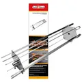 Grillfürst Universal Grillrondell - Schaschlik-Set für Drehspieß und Rotisserie, inkl. 6 Spieße für Schaschlik, Gyros oder Kebab, Gesamtlänge: 60 cm