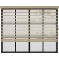 Cocoon Home Concepts Holz Jalousien 90 x 175  50mm Lamellen  Naturel