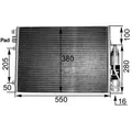 Kondensator Klimaanlage MAHLE AC 303 000S für Renault Kangoo Clio II Thalia I