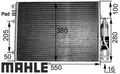 MAHLE AC303000S Kondensator für Klimaanlage Kondensator Klimaanlage
