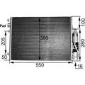 Mahle AC 303 000S Kondensator Klimaanlage für RENAULT KANGOO CLIO THALIA KC0 1