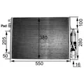 Kondensator Klimaanlage MAHLE AC 303 000S für Renault Kangoo Clio II Thalia I