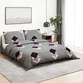 Bettwäsche-set Grau 200x220 Cm Baumwolle Vidaxl