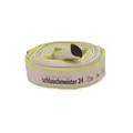 Ø 1 1/4 Zoll - 32 mm, 10 m Flachschlauch | Bauschlauch | Industrieschlauch | Synthetischer Gummi, Weiß mit Grün, 10 Bar, -20°C bis +60°
