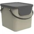 Rotho Müllsystem  Albula ¦ braun ¦ Kunststoff ¦ Maße (cm): B: 39,8 H: 35,8 T: 33.9