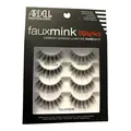 Ardell False Lashes Faux Mink Wispies Eyelashes, 1 pk x 4 Paare