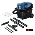 Bosch Professional Nass-/Trockensauger Gas 12-25 PL (1.250-W-Motor, Luftstrom von 65 l/s, Saugdruck 200 mbar, inkl. HEPA-Filter, Fugendüse)