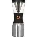 Asobu Cold Brew Coffee Silber, 1.1 L - Schwarz/Silber