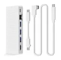 Twelve South StayGo, Kabelgebunden, USB 3.2 Gen 1 (3.1 Gen 1) Type-C, 85 W, 10,100,1000 Mbit/s, Weiß, MicroSD (TransFlash), SD