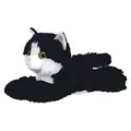 Aurora Mini Flopsies Maynard Katze Schwarz Weiß 20 cm - Schwarz/Weiß