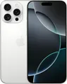 Apple iPhone 16 Pro Max 256GB Titan Weiß inkl. Schutzglas & Case - Sehr Gut -