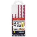 Alpen MultiCut 100905100 Hartmetall Mehrzweckbohrer-Set 5teilig 5 mm, 6 mm, 8 mm, 10 mm SDS-Plus 1 Set