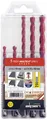 Alpen MultiCut 100905100 Hartmetall Mehrzweckbohrer-Set 5teilig 5 mm, 6 mm, 8 mm, 10mm SDS-Plus 1 Set