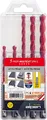 ALPEN MULTICUT Stahl Bohrer Set SDS PLUS 5-tlg 5-6-8-10x110-160 Rot FI54375