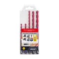 alpen SPM 5 SDS-plus HM-Mehrzweckbohrer, Profi Multicut 5-tlg. Set 5.0 – 10.0 mm