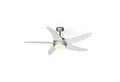 Klarstein Deckenventilator Bolero Smart 2-in-1 Deckenventilator+Lampe Ø 132 cm 55W 10212 m³/h App, Deckenleuchte Ventilator mit Smart-Steuerung Sommer & Winter