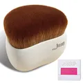 Jessup Make Up Pinsel 1 Stk Gesichtpinsel Puderpinsel Konturpinsel Kosmetikpinsel Schminkpinsel flüssige Foundation Geschenkbox Hellgrau SF002