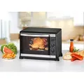 Back & Grill Ofen BG 1550, 30 Liter, 7 Heizarten, 1550 Watt, mit Drehspieß - Schwarz