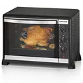 ROMMELSBACHER Back & Grill Ofen BG 1550-30 Liter Backraum, 7 Heizarten, Umluft, Drehspieß, Temperaturen von 80-230 °C, Doppelverglasung, Innenbeleuchtung, Zeitschaltuhr, 1550 W, schwarz