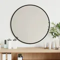 Wandspiegel rund Ø40 cm schwarz