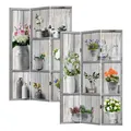 HTI-Living Paravent Paravent Flora (Stück, 1 St., 1 Paravent), Raumteiler Sichtschutz Trennwand