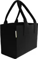 SILUK Filztasche Einkaufstasche Tasche Filz Shopper 35 x 20 x 28 cm Anthrazit