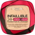 L’Oréal Paris Infaillible Up to 24H Fresh Wear, ölige Haut, Cachemire, Beige, Palette, Matte, Natürlich, Gepresster Puder