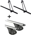 2x Fahrradträger ORION + Dachträger VDP kompatibel mit für Alfa Romeo Giulietta 5 Türer ab 2010