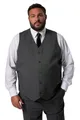 Men Plus Herren große Größen Übergrößen Menswear L-8XL Weste, Business, Baukasten, Porto grau 60 835067146-60