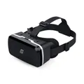 NK 3D VR-Brille für Smartphone - Intelligente Virtual Reality Brille für Smartphones zwischen 4,7' - 6,53', Sichtwinkel 90-100 Grad, 360º Drehung, einstellbare Objektive und Pupillen - Schwarz