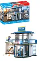 PLAYMOBIL Politiestation met investigatieruimte, speelset met figuren, politiebu