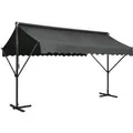 vidaXL Freistehende Markise 400x300 cm Anthrazit 145886