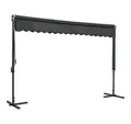 vidaXL Sonnensegel, Freistehende Markise 400x300 cm Anthrazit
