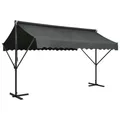 vidaXL Freistehende Markise 400x300 cm Anthrazit NEU