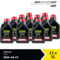 Motul 5100 10W-40 4T JASO MA-2 API SP Motorrad Motoröl 11x1 Liter = 11 Liter