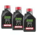 3 Liter Motoröl Motorrad MOTUL 5100 10W40 Ester Technosynthese MA2 Api Sp