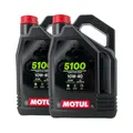 MOTUL 5100 SAE 10W-40 4T Motorradöl JASO MA2, API SM, API SL, 2x4 Liter