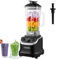 Hochleistungsmixer Professioneller Standmixer 2L BPA Frei Smoothie Maker Gastro Universalmixer Power Profi Mixer Küchenmixer Blender Multifunktionsmixer Multi Zerkleinerer 1.500W 28.000 U/min.